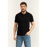 BOSS Pl Paule Erkek Polo Yaka T-Shirt, Siyah, L Beden