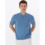 Boss Polo Yaka Regular Fit Mavi Erkek Kazak Asac_p - XL