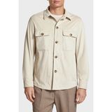 Boss Regular Fit Cepli Süet Gömlek Ceket Erkek Gömlek Ceket 50535666 131 - Ekru - 48