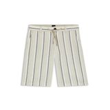 BOSS Regular Fit Çizgili Şort Chino, 34, 5003387354, Bej, Erkek