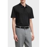 Boss Regular Fit Düğmeli Polo Yaka T Shirt Erkek Polo Yaka T Shirt 50531402 001 - Siyah - 3XL