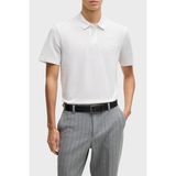 Boss Regular Fit Düğmeli Polo Yaka T Shirt Erkek Polo Yaka T Shirt 50531402 100 - Beyaz - 2XL