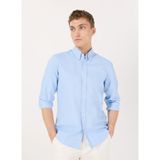 Boss Regular Fit Gömlek Yaka Açık Mavi Erkek Gömlek Rickert_m