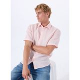 Boss Regular Fit Gömlek Yaka Açık Pembe Erkek Gömlek Rash - XL