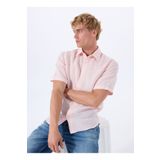 BOSS Regular Fit Gömlek Yaka Açık Pembe Erkek Gömlek Rash