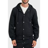 Boss Regular Fit Kapüşonlu Yaka Çıtçıt Düğmeli Ceket Erkek Ceket 50543385 001 - 2XL - Siyah