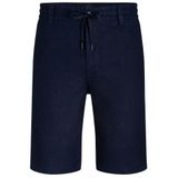 BOSS Regular Fit Şort Chino, 34, 5003387310, Lacivert, Erkek