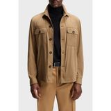 Boss Relaxed Fit Gömlek Yaka Uzun Kollu Cepli Gömlek Erkek Gömlek 50544483 260 - 52 - Taba
