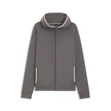 BOSS Sense Hooded Jacket Kapüşonlu Sweatshirt, L, 50557206, Gri, erkek