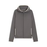 BOSS Sense Hooded Jacket Kapüşonlu Sweatshirt, M, 50557206, Gri, erkek