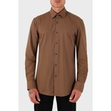 Boss Slim Fit Gömlek Yaka Uzun Kollu Gömlek Erkek Gömlek 50545428 217 - 43 - Kahve