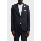 Boss Slim Fit Mono Yaka Dokulu Blazer Ceket Erkek Ceket 50540784 404 - Lacivert - 48