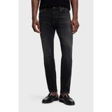 Boss Slim Fit Normal Bel Dar Paça Jeans Erkek Kot Pantolon 50564384 009 - Siyah - 32 - 32