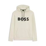 BOSS Soody Zone erkek sweatshirt, Açık Beyaz, L