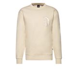 BOSS Stadler Erkek Sweatshirt, fildişi (Ivory), XXL