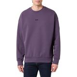 BOSS Stenson Erkek Bisiklet Yaka Sweatshirt, Orta Mor, L Beden, Medium Purple