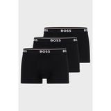 Boss Streç Pamuklu 3 Pack Boxer Erkek Boxer 50475274 001 - Siyah