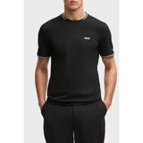 Boss Streç Pamuklu Regular Fit Bisiklet Yaka T Shirt Erkek T Shirt 50521245 001 - Siyah - 3XL