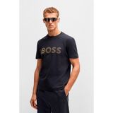 Boss Streç Pamuklu Regular Fit Büyük Logolu T Shirt Erkek T SHİRT 50535170 402