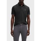 Boss Streç Pamuklu Slim Fit Düğmeli Polo Yaka T Shirt Erkek Polo Yaka T Shirt 50507699 001 - Siyah