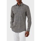 Boss Streç Pamuklu Slim Fit Gömlek Erkek Gömlek 50512664 705 - Lacivert - 40