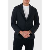 Boss Streç Yün Karışımlı Slim Fit Yırtmaçlı Apaş Yaka Nefes Alabilen Blazer Ceket Erkek Ceket 50535038 404 - Lacivert - 48