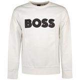 BOSS Sweatshirt Erkek Beyaz, Beyaz, XXL