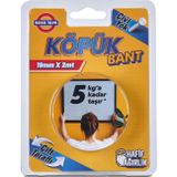 BOSS TAPE 2718 ÇİFT TARAFLI KÖPÜK BANT 19mmx2m (HAFİF AĞIRLIK 5kg)