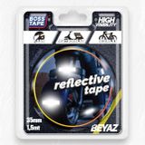 Boss Tape 35 mm 1.5 mt Beyaz Reflektif Petekli Kedi Gözü Bant