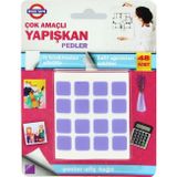 BOSS TAPE 3906 ÇİFT TARAFLI SÖK TAK MONTAJ BANDI PED 12mmx12mm 48Lİ BLİSTER