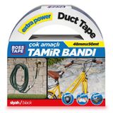 Boss Tape 48 mm 50 m Siyah Duck Tape Tamir Bandı