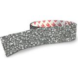 Boss Tape Beyaz Taşlı Kendinden Yapışkanlı Bant En:2,5 cm Boy:40 cm