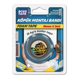 Boss Tape Çok Yüksek Yoğunluklu Köpük Çift Taraflı Aksesuar Montaj Bandı 15 Kg'a Kadar Taşır