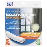 Boss Tape Epdm Kapı Pencere İzolasyon Bandı Beyaz (7'Li Paket)