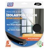 Boss Tape Epdm Kapı Pencere İzolasyon Bandı Siyah (8'Li Paket)