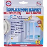 Boss Tape Kapı Pencere Izolasyon Fitili - Bandı Beyaz