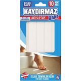 Boss Tape Kaydırmaz Bant 19mm x 20cm 10 Adet Islak Zeminler İçin Dayanıklı Şerit Bant