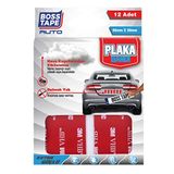 Boss Tape Plaka Yapistirma Bandi, 3 m, Kirmizi