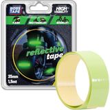 Boss Tape Reflektif Bal Petegi Desenli Fosforlu Bant, 35 mm x 1.5 m, Yesil