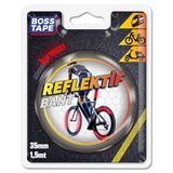 Boss Tape Reflektif Petekli Kedi Gözü Bant Kırmızı 35 mm x 1,5 mt