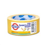 Boss Tape Sarı Pvc İşaretleme Bandı (5'Li Paket)