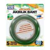 Boss Tape Seffaf Akrilik Liner Bant, 10 mm x 5 m, Yesil
