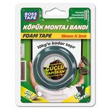 Boss Tape Solvent Akrilik Aksesuar Köpük Montaj Bandi 10 kg, 19 mm x 2 Metre Boyut
