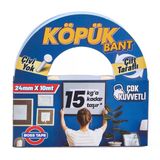 Boss Tape Solvent Akrilik Köpük Montaj Bandı-Mavi (6'Li Paket)