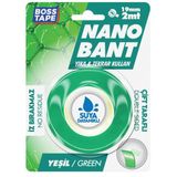 Boss Tape Yeni Yeşil Nano Bant Magic Tape Asma Montaj Bandı 19 Mm X 2 Metre Bt-01035
