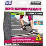 Boss Tape Zemin Merdiven Kaydırmaz Zımpara Bant 25MMX25MT