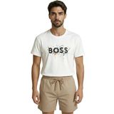 Boss Yazılı Ve Renkli Boya Sıçratma Efektli Tasarım Premium Erkek Tişört