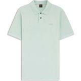 Boss Yeşil Erkek Regular Fit Nakışlı Polo T-Shirt PRIME_50560372 - Açık Mavi - 2XL