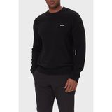 Boss Yün Karışımlı Regular Fit Bisiklet Yaka Kazak Erkek Kazak 50547507 001 - Siyah - 2XL