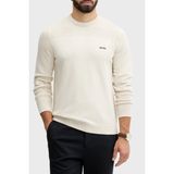Boss Yün Karışımlı Regular Fit Bisiklet Yaka Kazak Erkek Kazak 50547507 131 - Bej